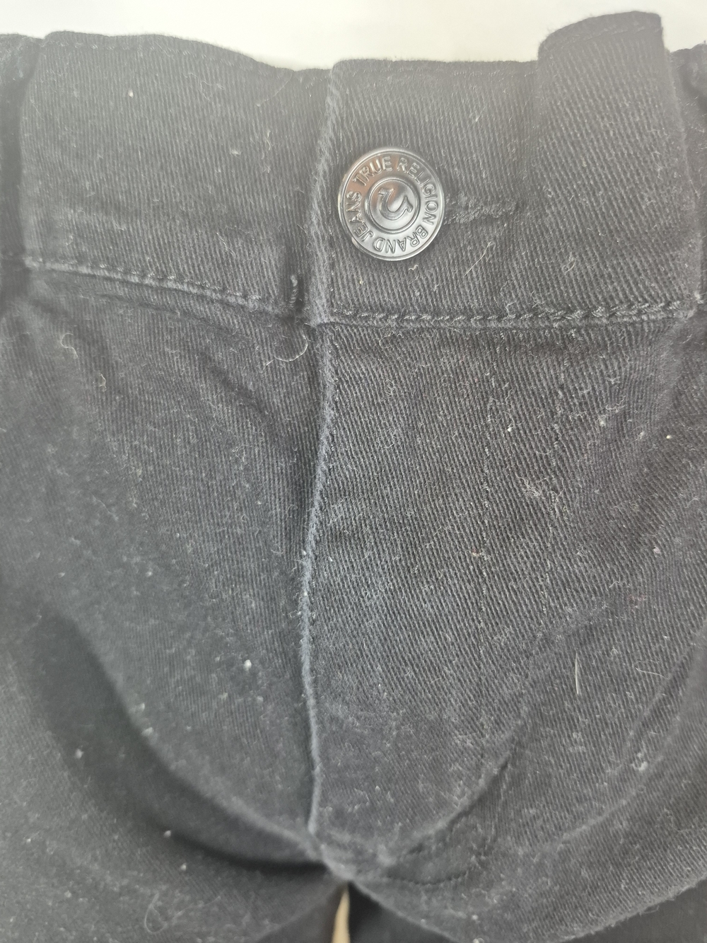 True Religion Men’s Black Relaxed Pocket Jeans - Picture 4 of 6